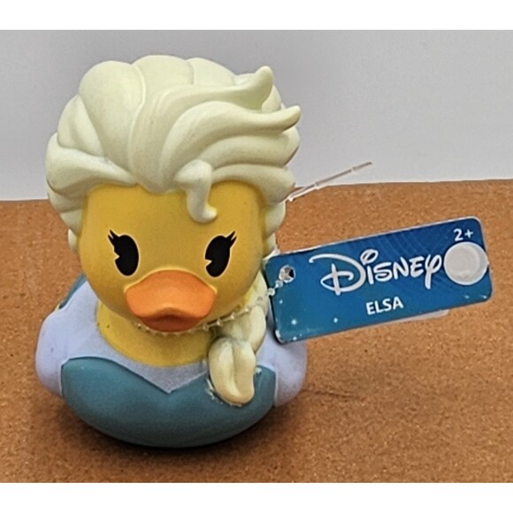 Disney Other - Disney Elsa Frozen 3.5" Rubber Duckie 2024 Collectible Frozen Jeep Cruise Duck